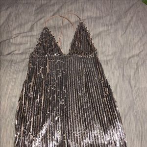 Sequin mini cocktail party dress